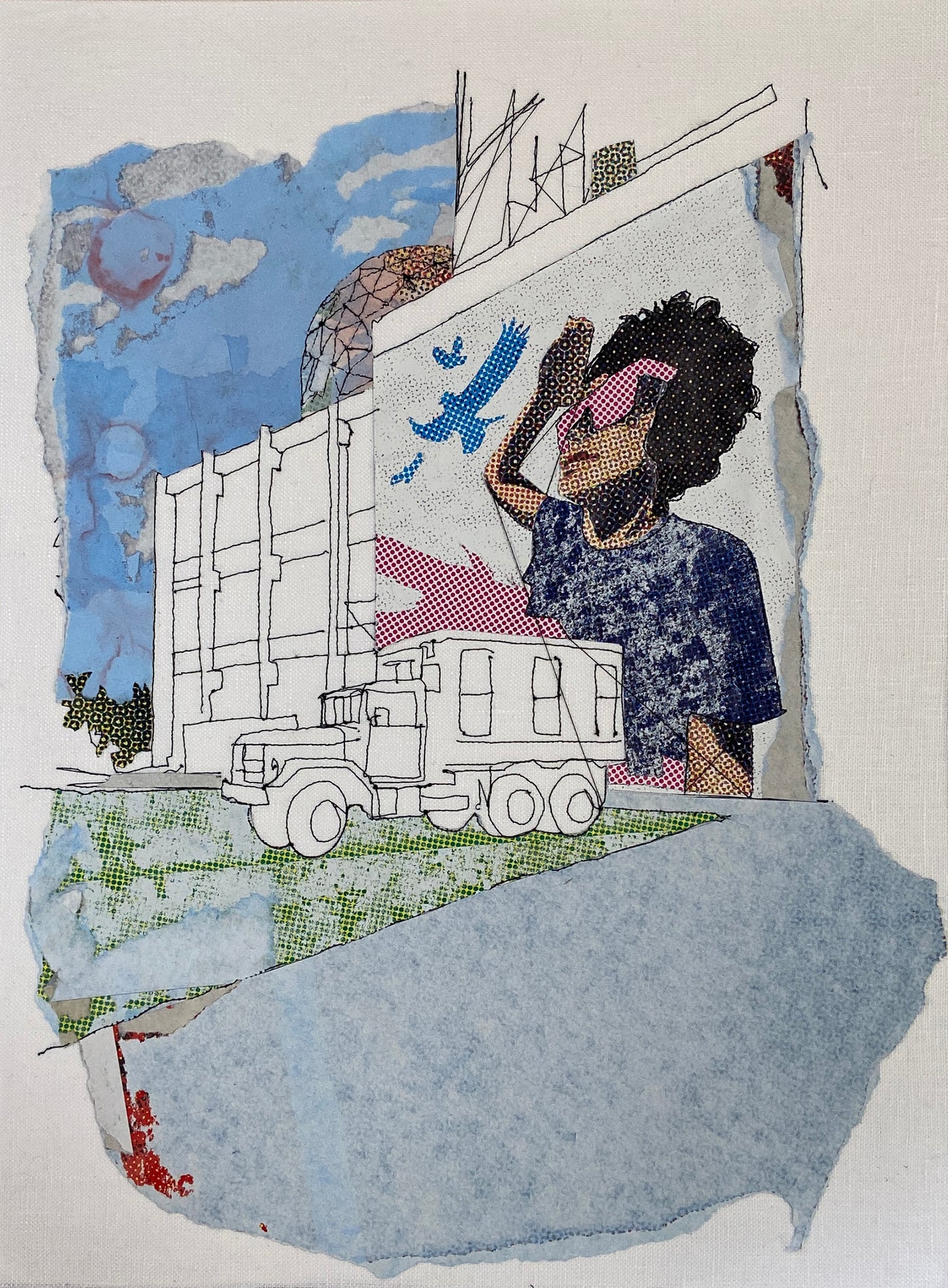 Teufelsberg, Berlin - 'west wall' - Original Artwork