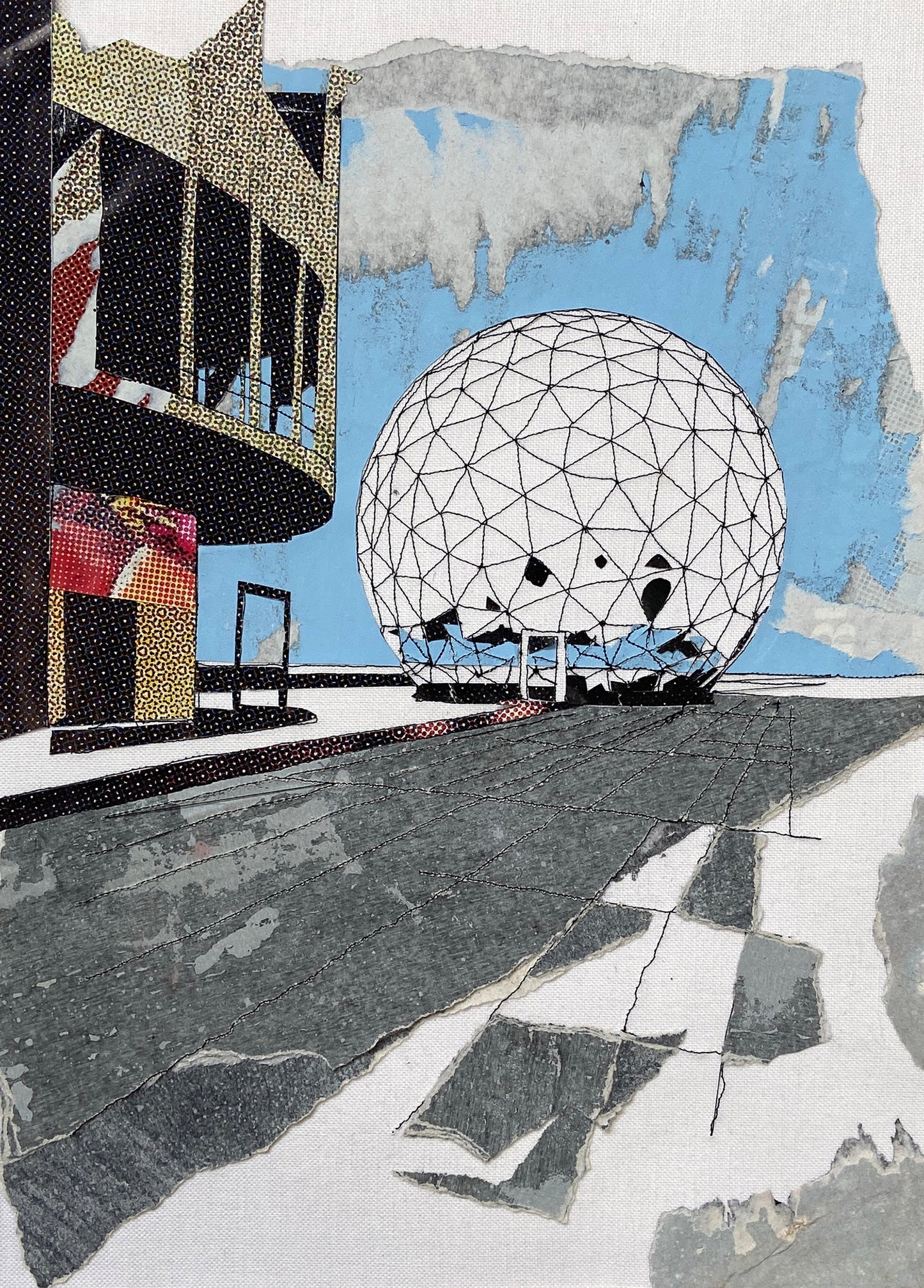 Teufelsberg, Berlin - 'rooftop' - Original Artwork