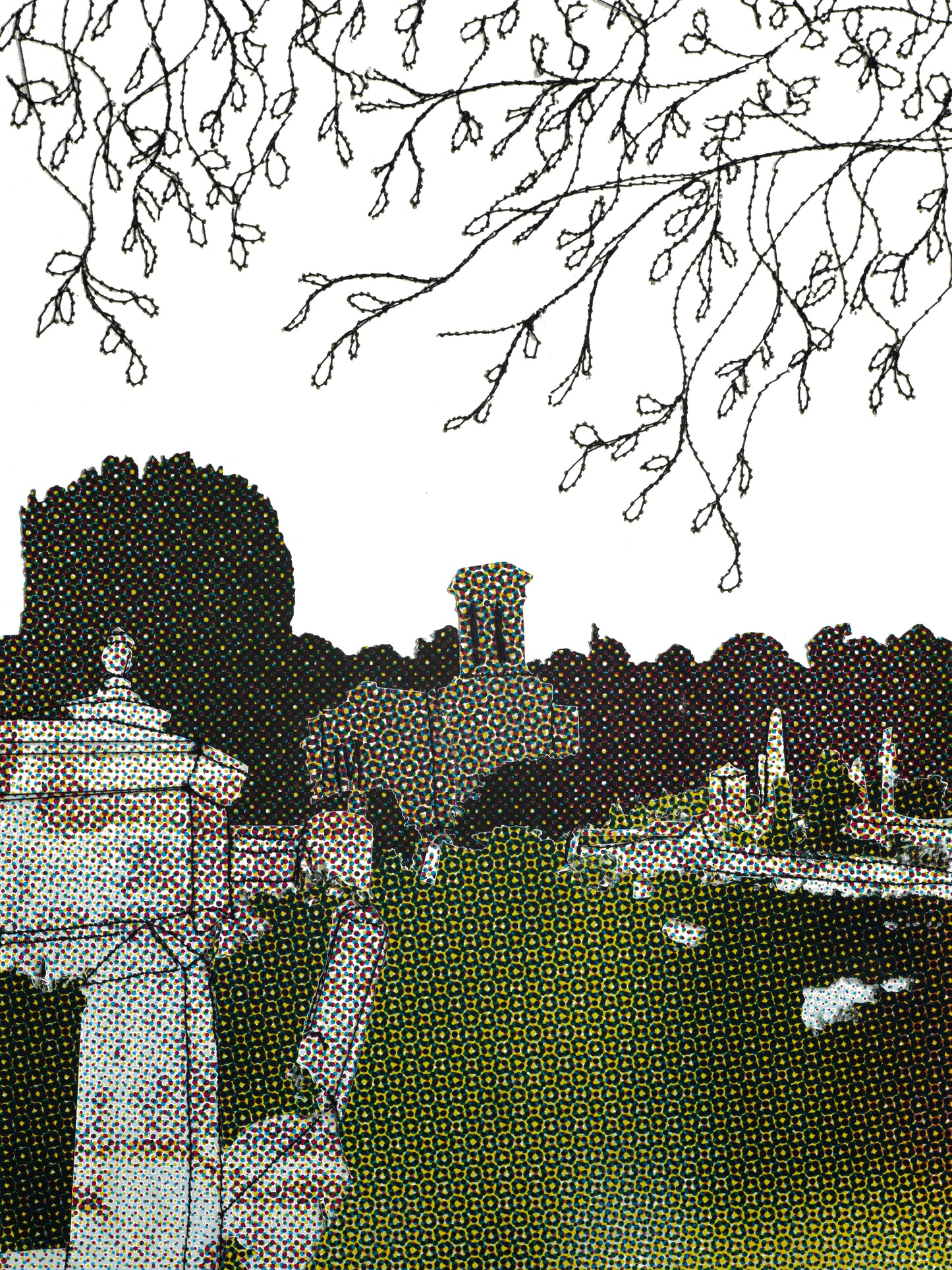 'Arnos Vale' limited edition A4 digital print
