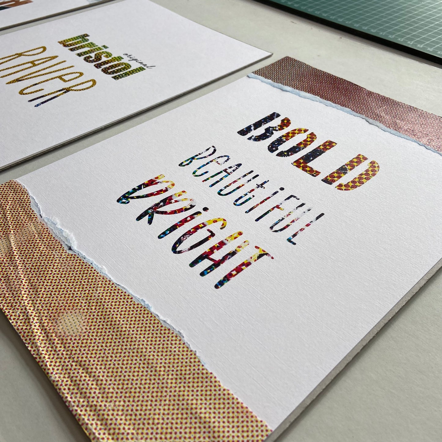 Billboard Prints - raver, punk, loud & proud, wild child, bold beautiful bright,
