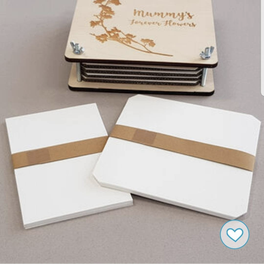 Extra paper inserts for flower press