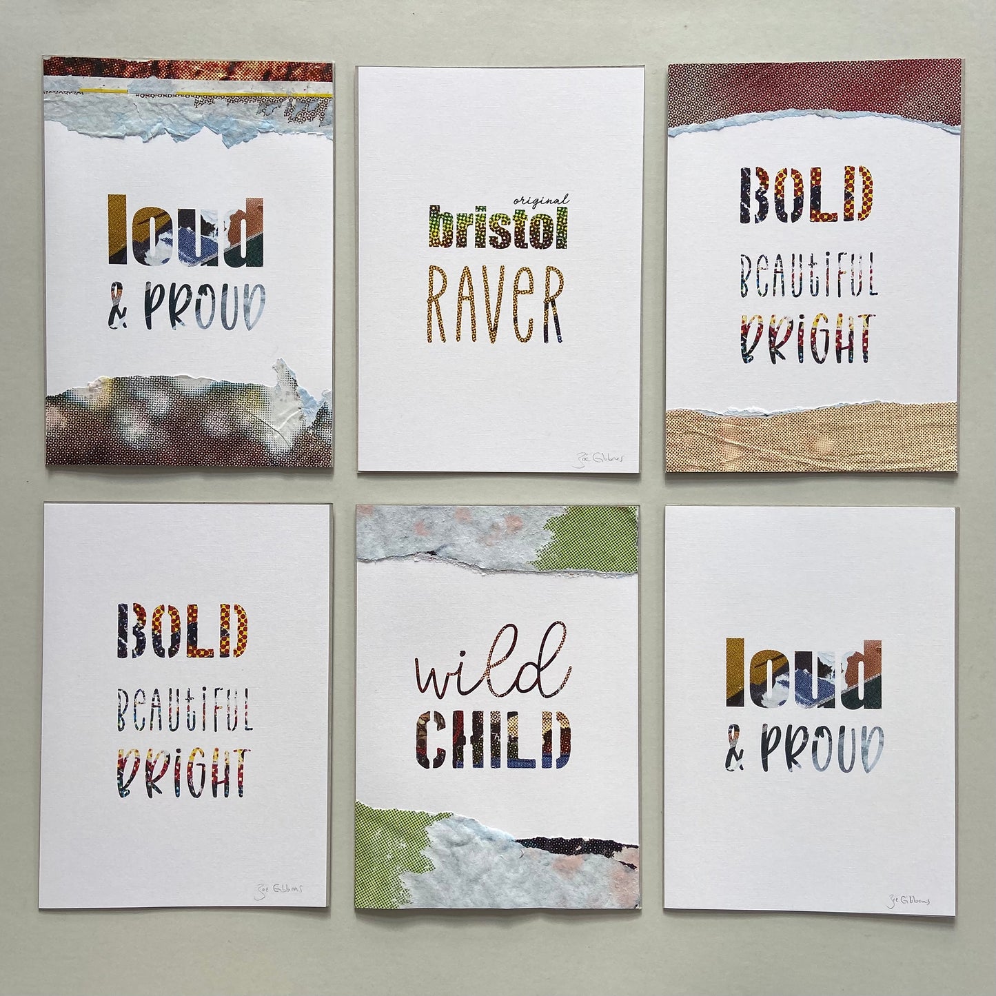 Billboard Prints - raver, punk, loud & proud, wild child, bold beautiful bright,