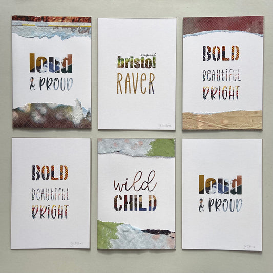 Billboard Prints - raver, punk, loud & proud, wild child, bold beautiful bright,