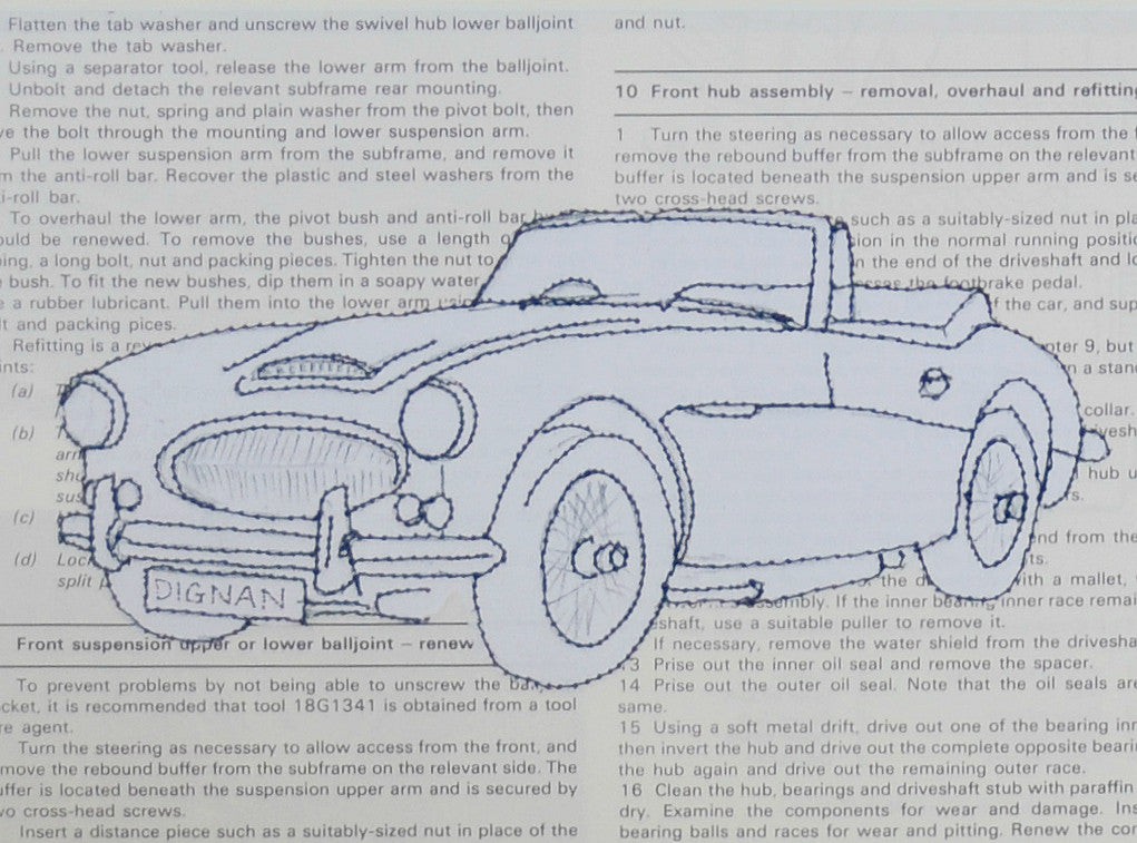 Personalised Morgan Embroidered Artwork - ZoeGibbons