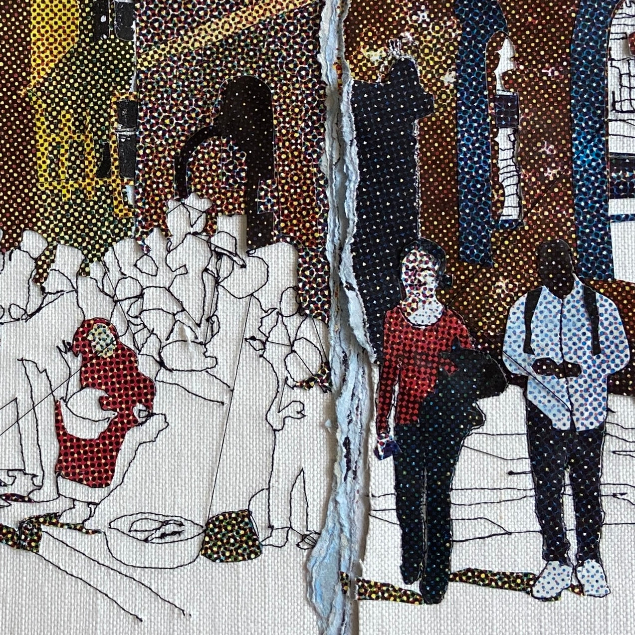 'Torn through time' (The re-imagining of the Stoppage at the Bank)