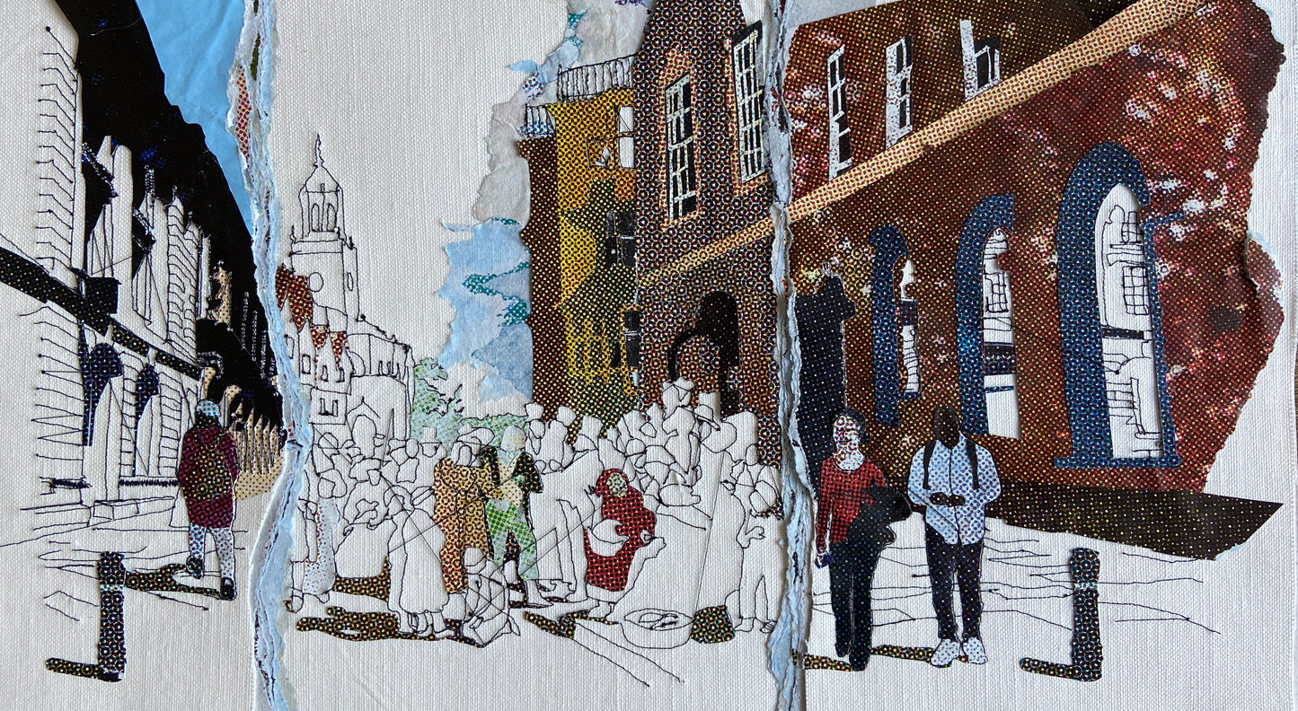 'Torn through time' (The re-imagining of the Stoppage at the Bank)