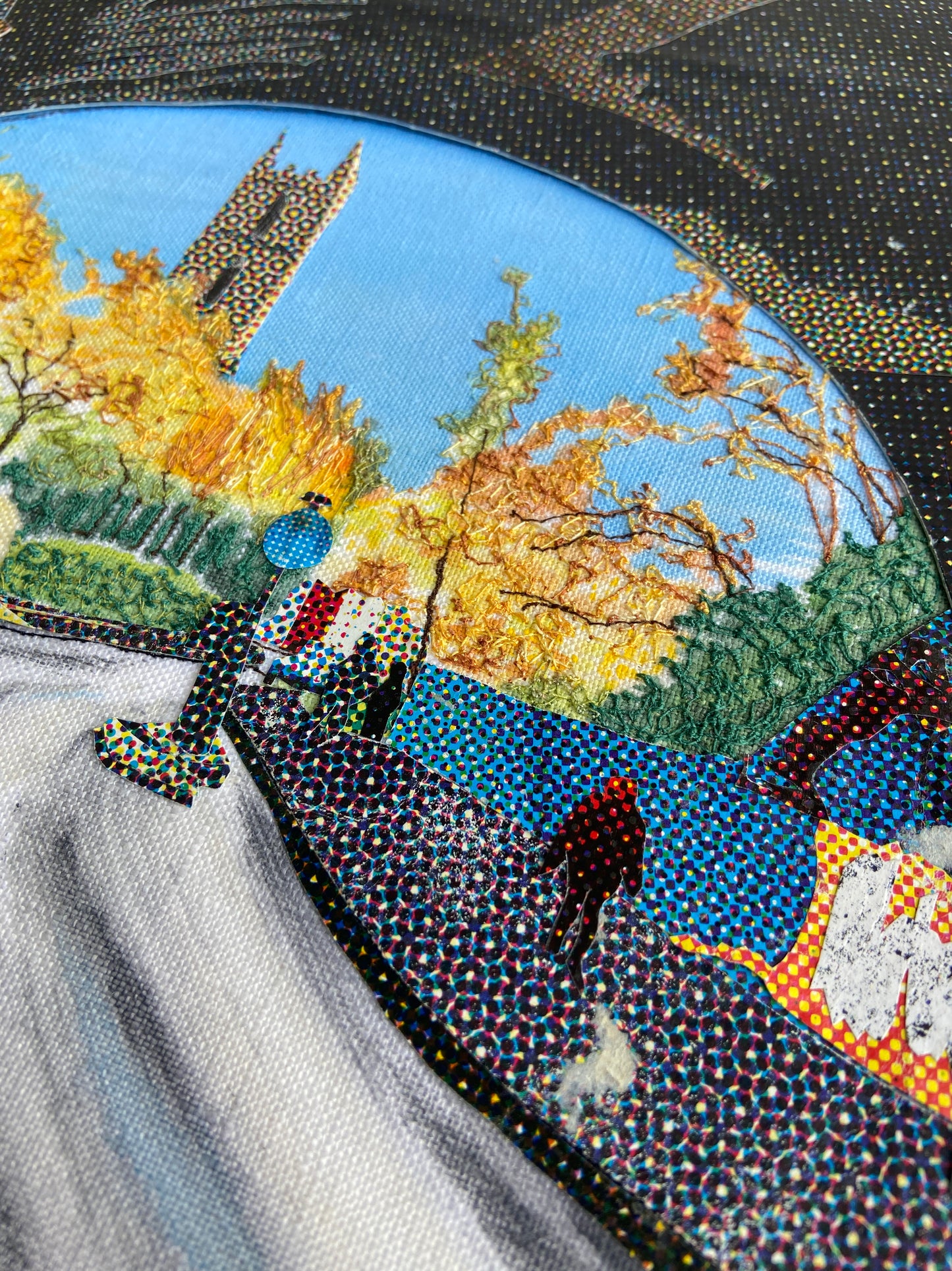 Tunnel time - Original Framed Artwork - SOLD