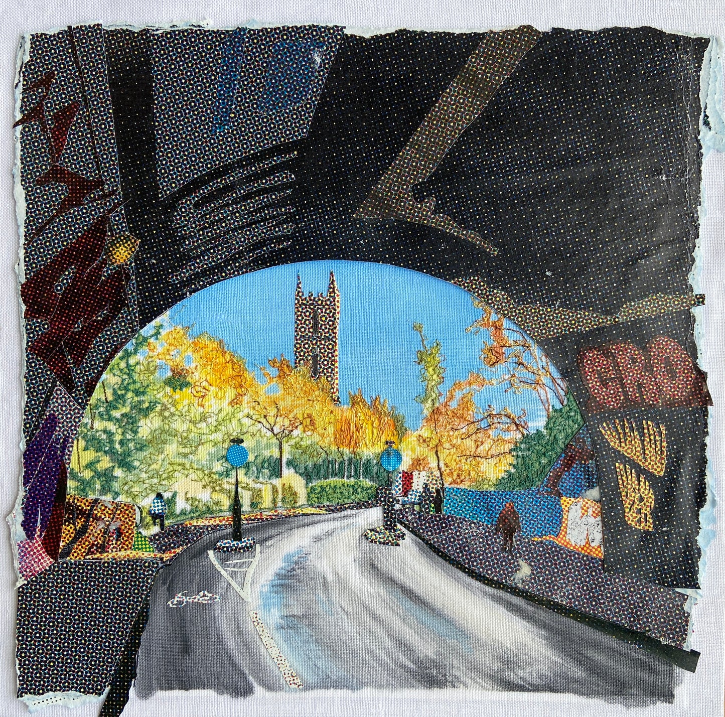 Tunnel time - Original Framed Artwork - SOLD