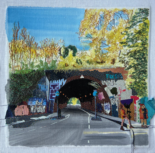 Tunnel time - Original Framed Artwork - SOLD