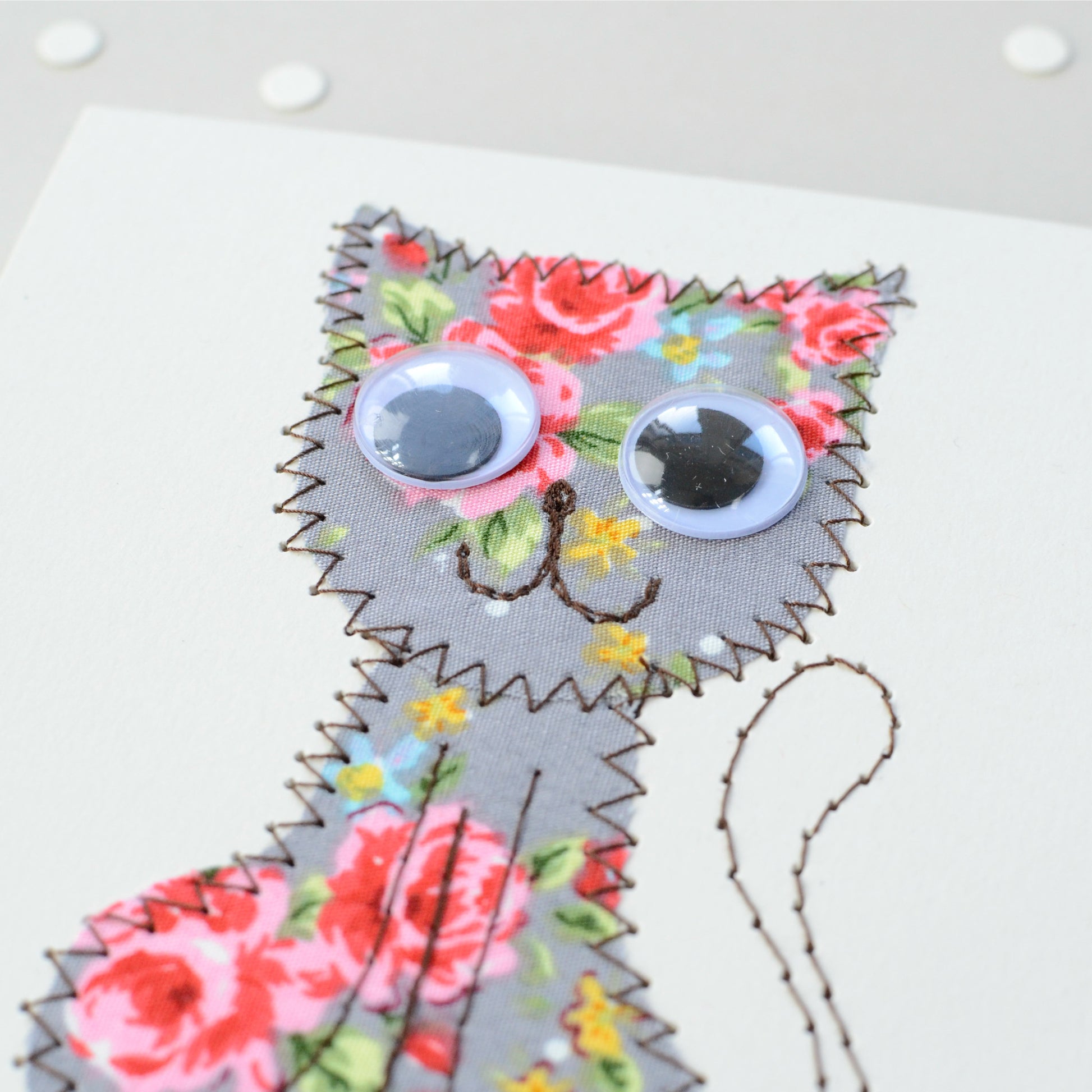 Personalised Cat Embroidered Notepad - ZoeGibbons