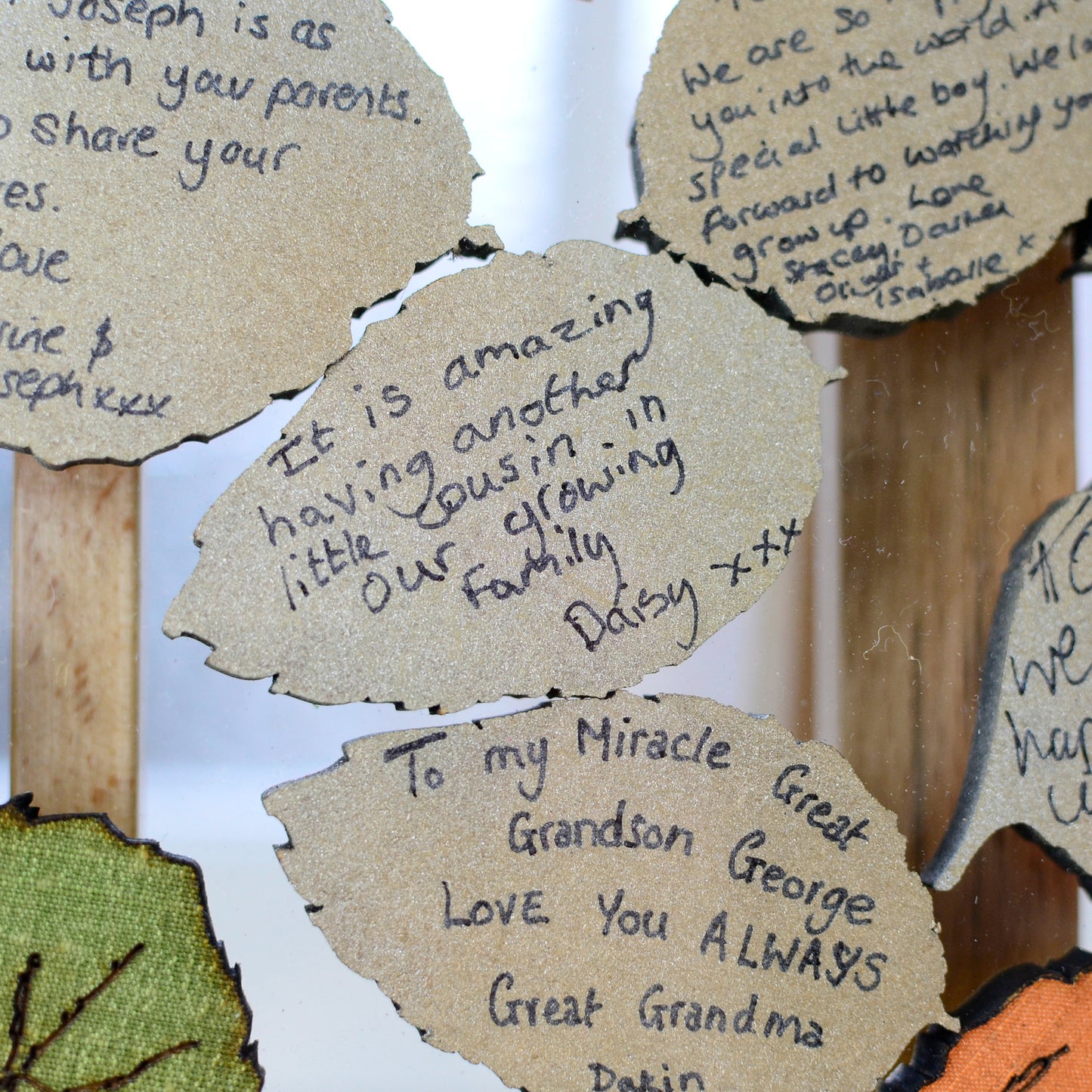 Personalised Leaf Drop Top Guest Book - ZoeGibbons