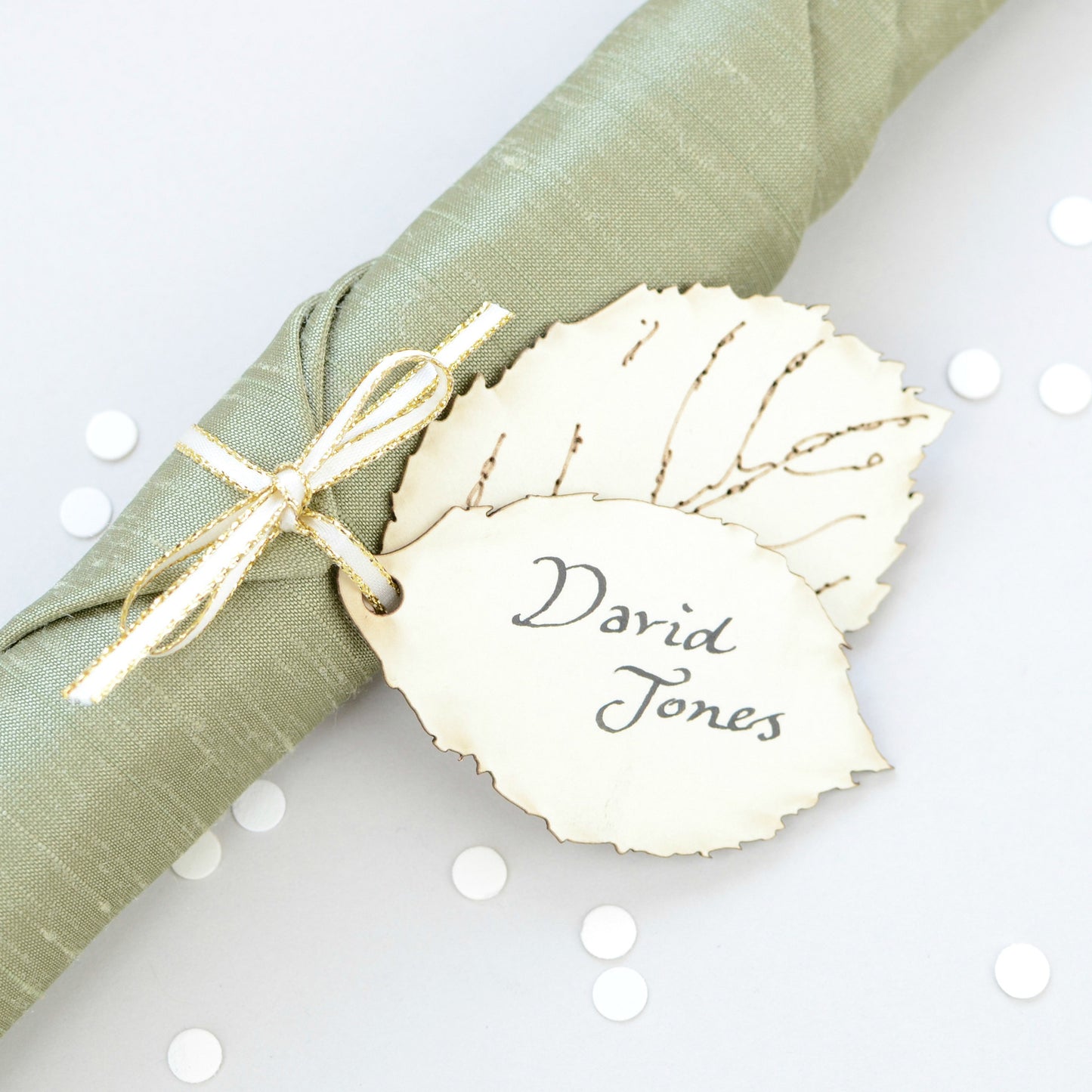 Woodland Leaf Place Card - ZoeGibbons