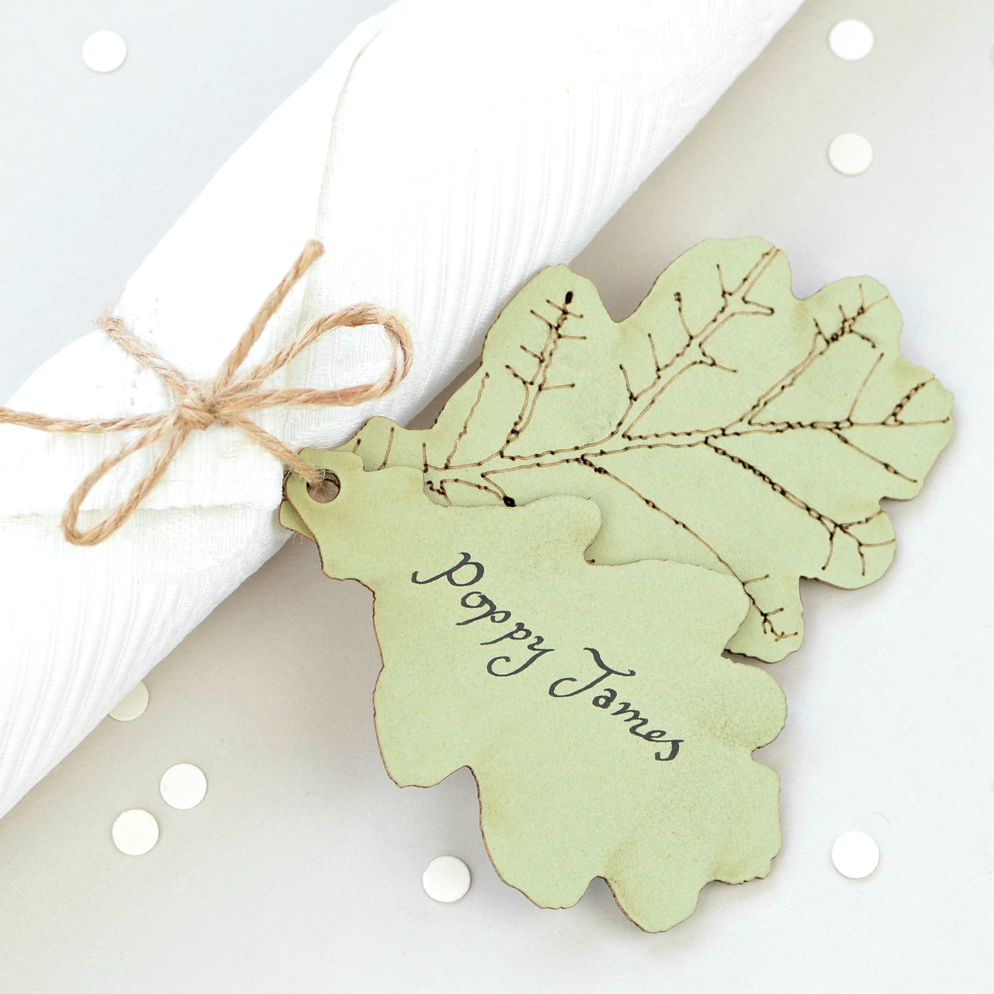 Woodland Leaf Place Card - ZoeGibbons