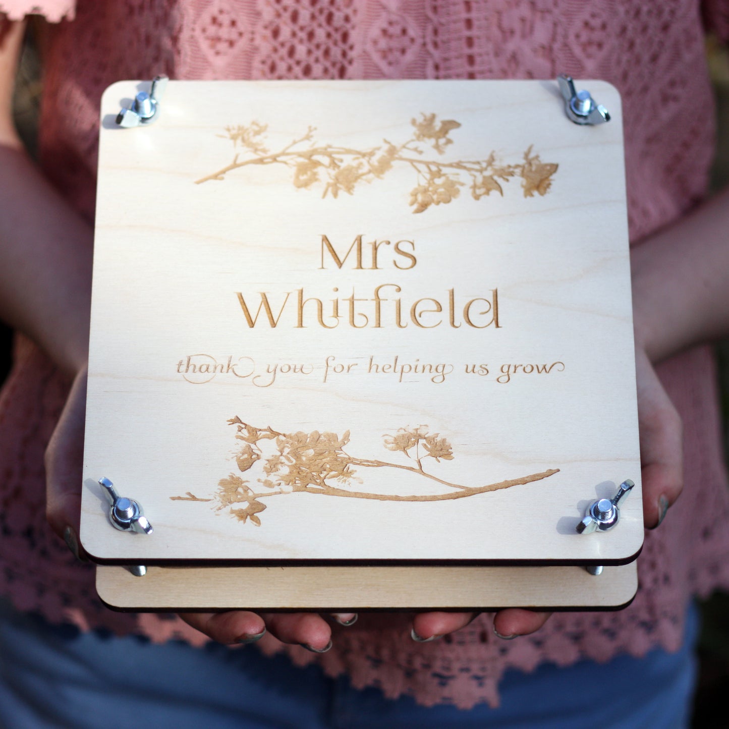 Personalised Botanical Flower Press - ZoeGibbons