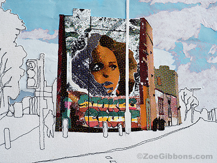 'Welcome to Stokes Croft' limited edition print - ZoeGibbons